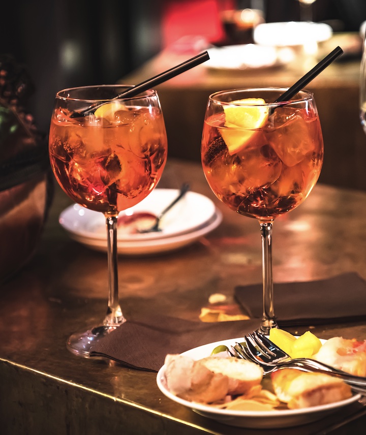 Aperitif with food