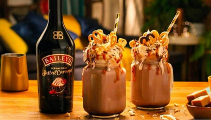 Cóctel Baileys martini de chocolate de lujo