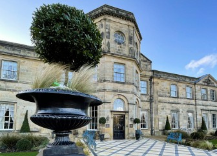 Grantley Hall, a hotel and wellness retreat in Yorkshire, England.