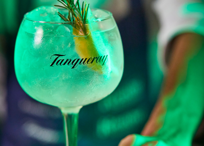Imagem de um Tanqueray Gin Tonic