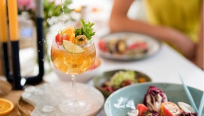 Combinación de alimentos con bebidas