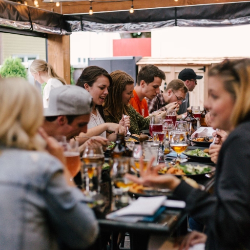 bartenders socialising
