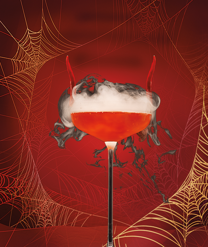 Cocktail with Devil’s Horns 