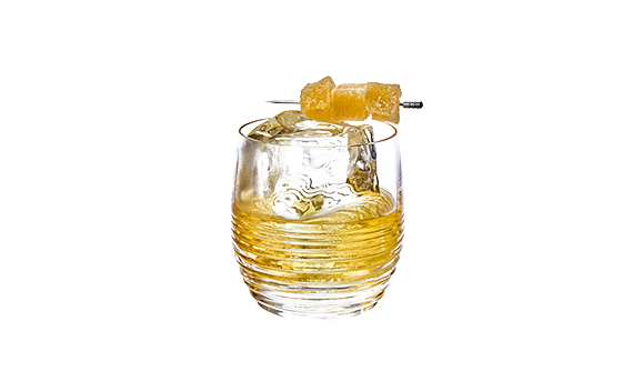 JW Green Label Garnished with Candied Ginger