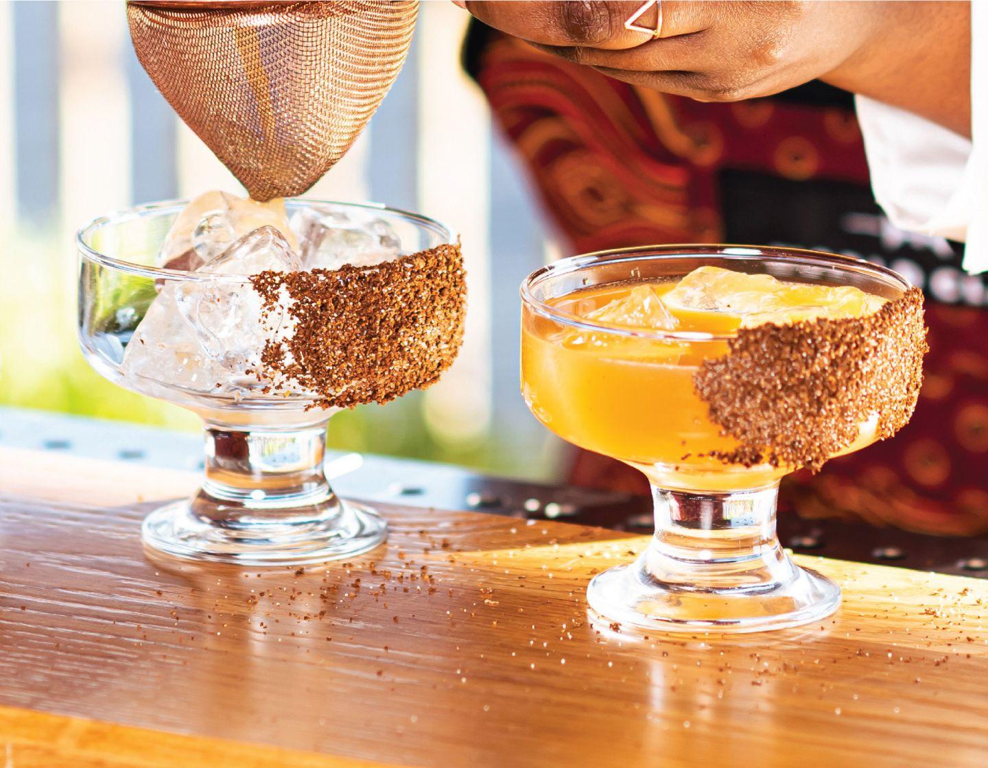 Lucinda Zinyemba's Heritage Infusion cocktail