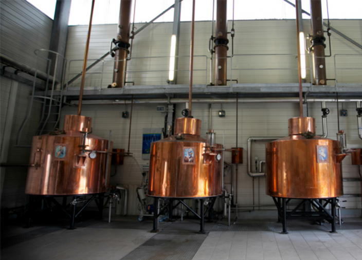 Copper Vodka stills