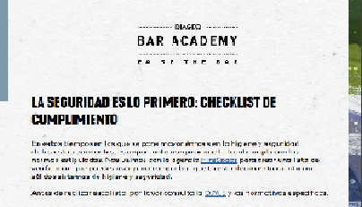 Checklist sobre la seguridad 
