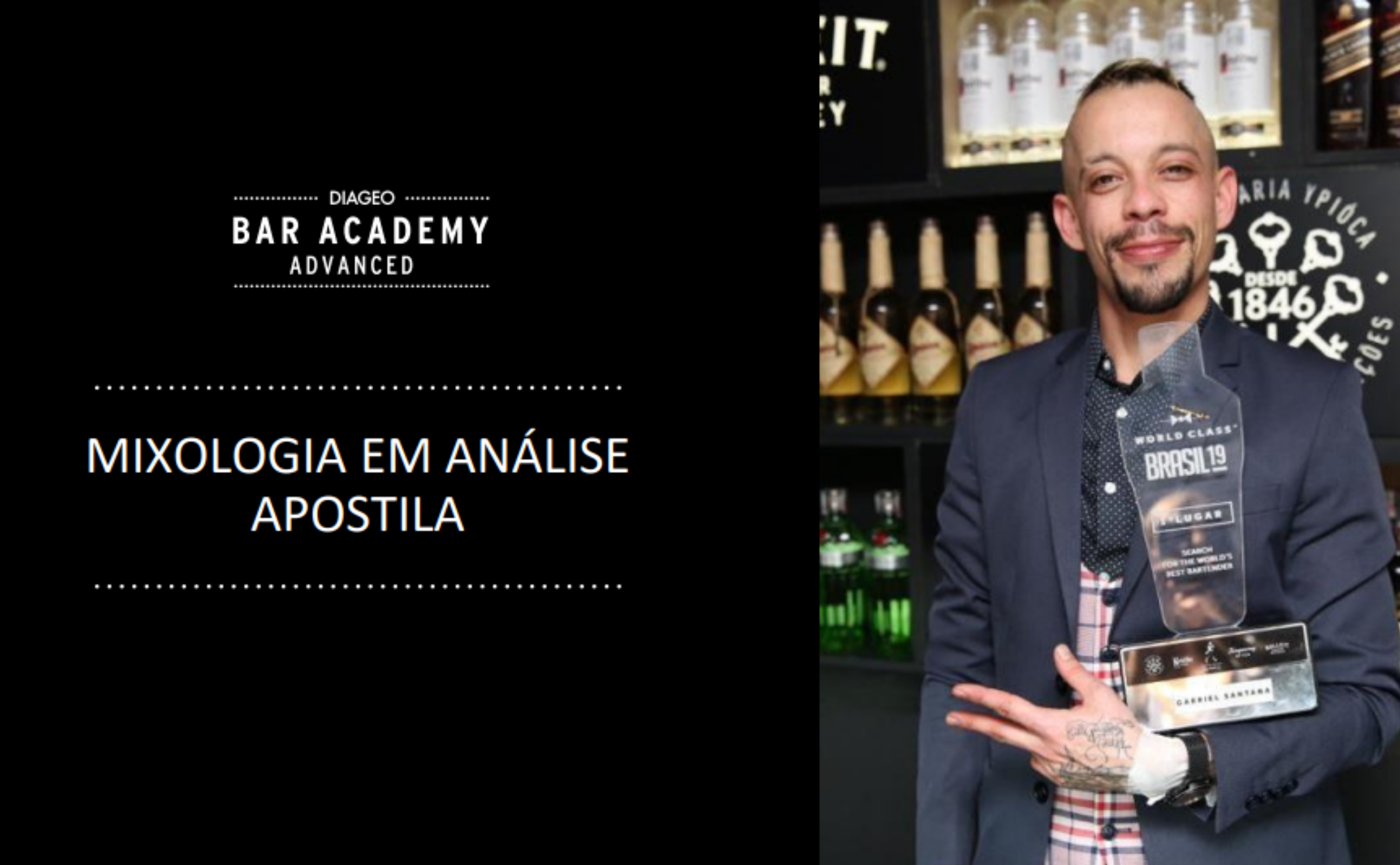 Printscreen da capa do material Mixologia em analise