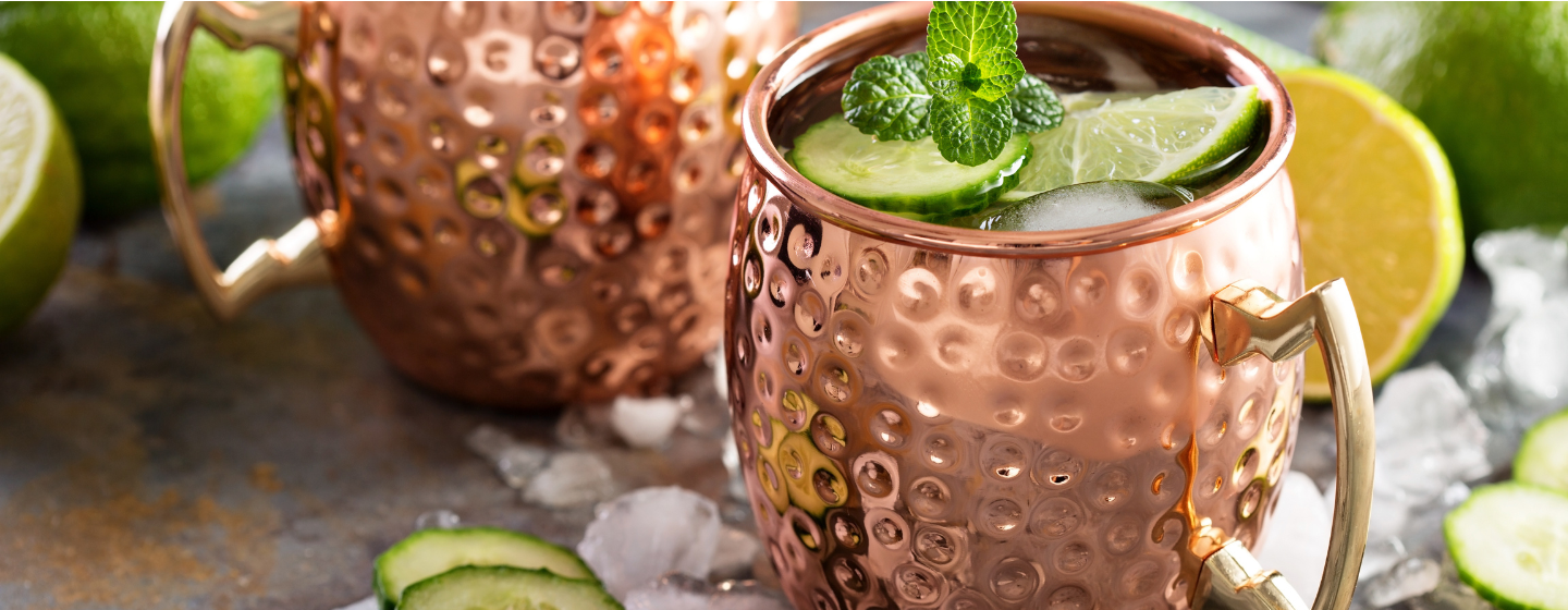 \Imagem de dois Moscow Mules
