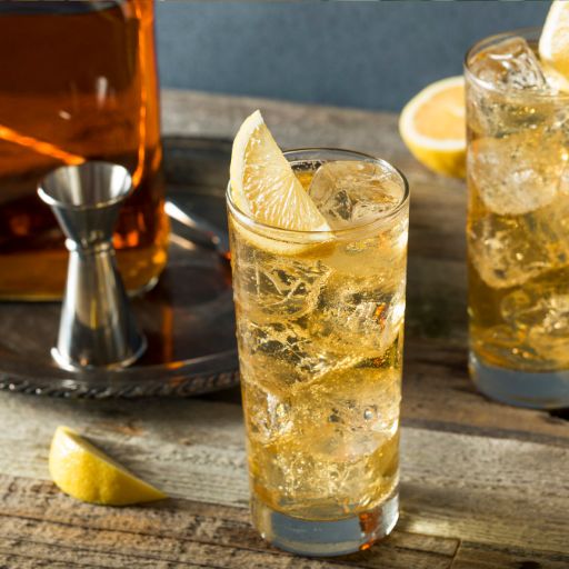 no label cocktail on table