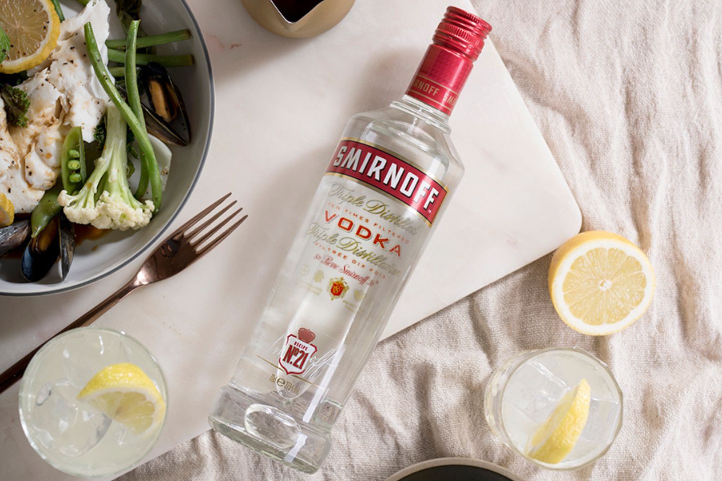 Imagem da garrafa de Smirnoff
