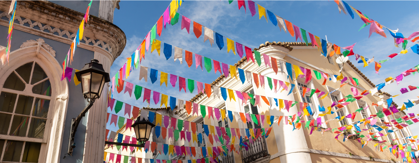 Imagem de uma festa de são joão 