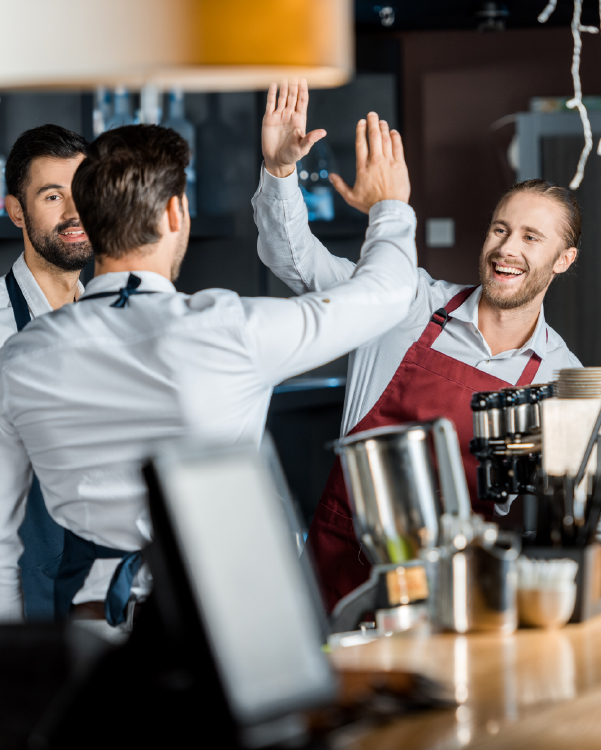 grupo de bartenders