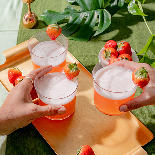 two cocktails