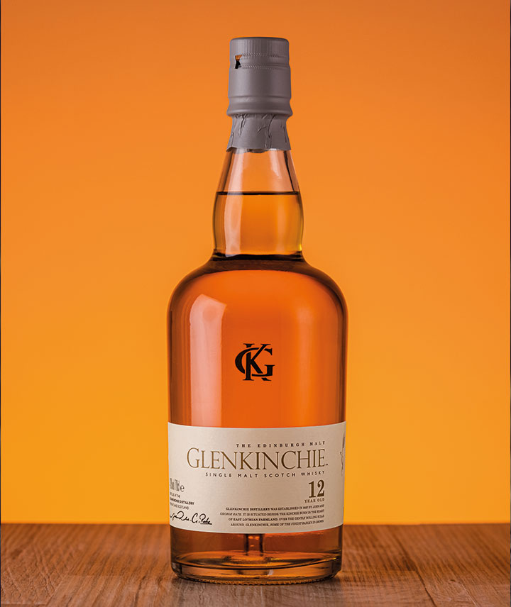 a bottle of 12 year old Glenkinchie whisky