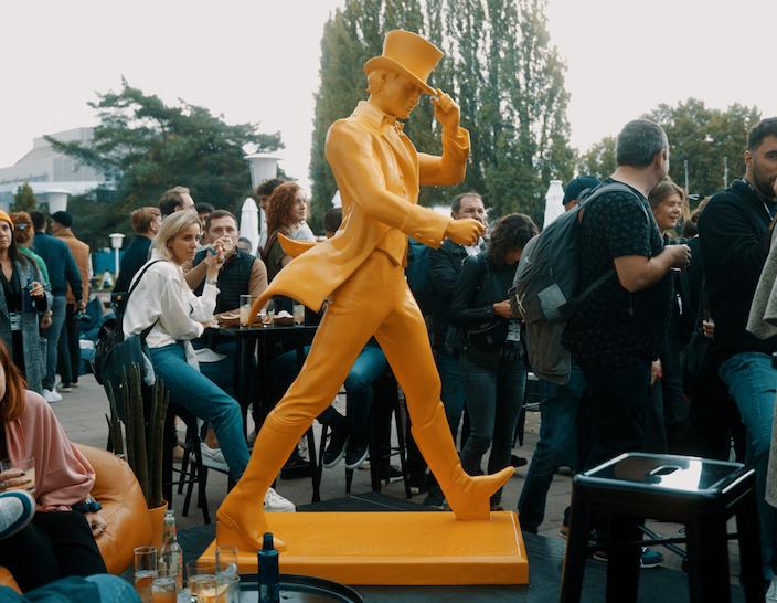 Johnnie Walker Figur beim BCB 2023