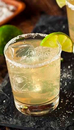 Cóctel margarita Vaso de Whisky