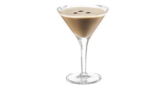 COQUETEL BAILEYS FLAT WHITE MARTINI em uma taça