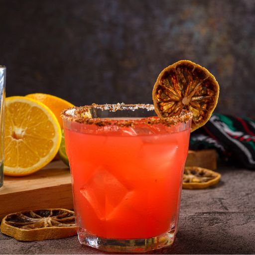 Vampirito tequila cocktail.