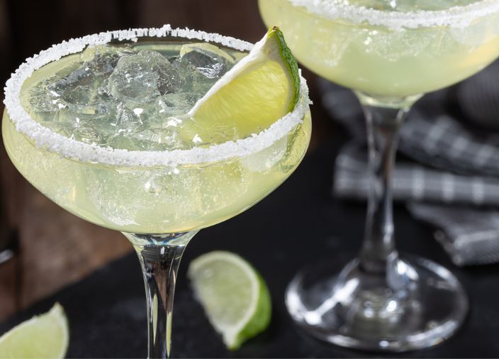Cóctel con mezcal 