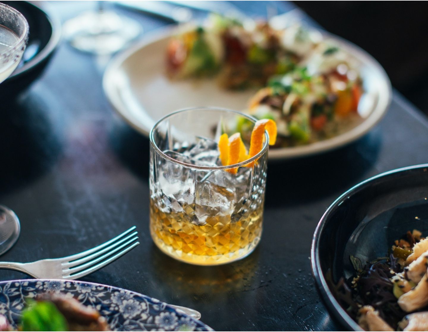 Whisky y comida