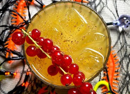 Menú de bebidas de Halloween