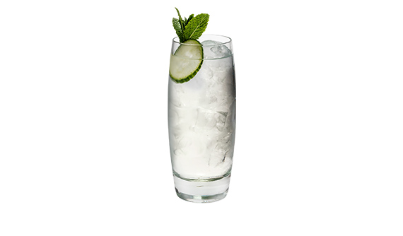 Tanqueray Malacca & Tonic with Pink Peppercorn and Mint