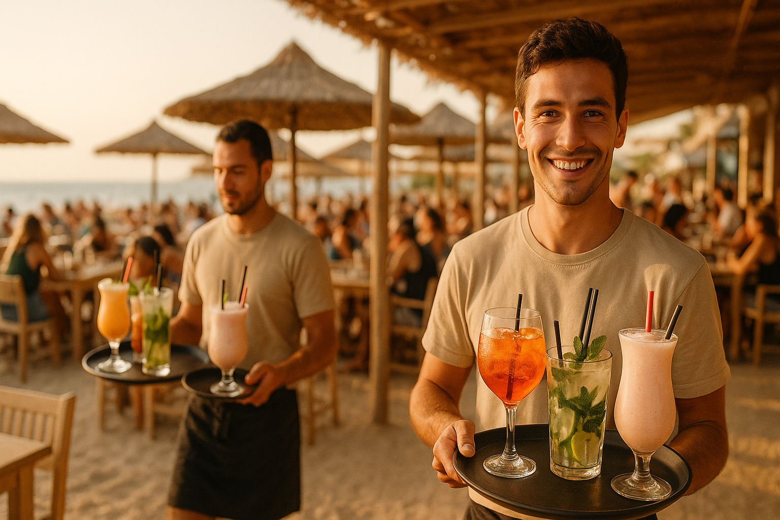 Dos bartenders 