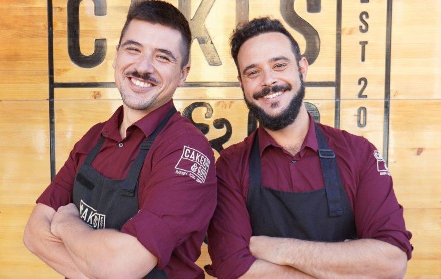 Enrique Linder y Jonathan Domingo, Cakes & Go Sevilla. Fuente Sevilla Magazine