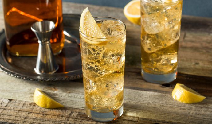 No Label cocktail on table