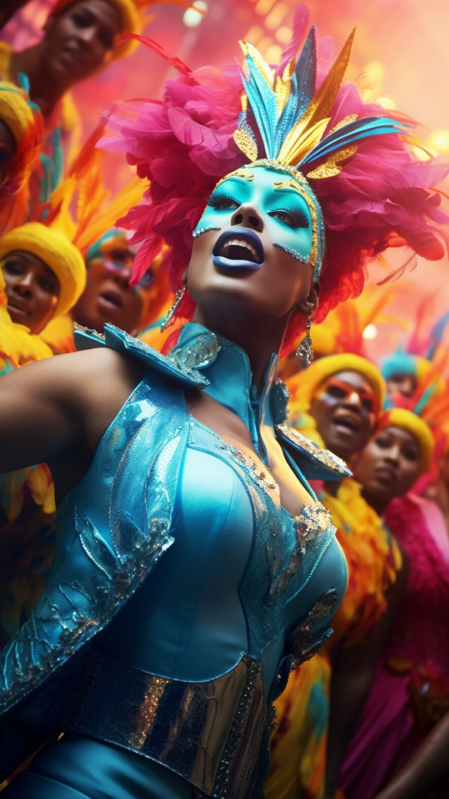 Imagen persona carnaval