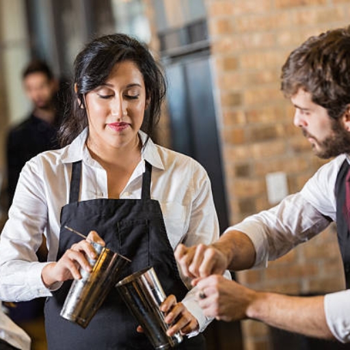 Bartender training staff