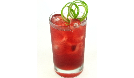 Key Lime Sour Cherry Sling -1