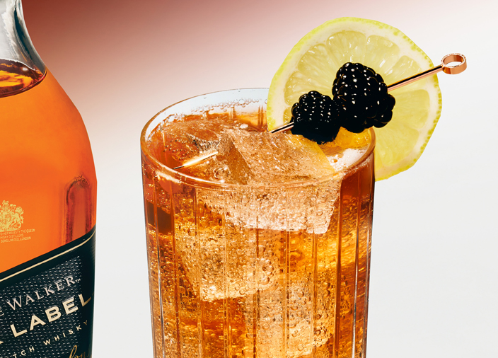 Aperitivo de highball de whisky