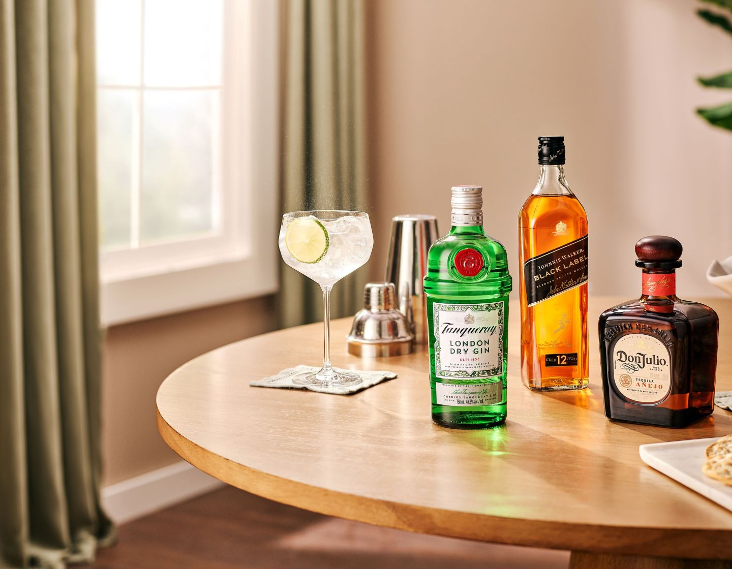 Selection of Diageo owned products.