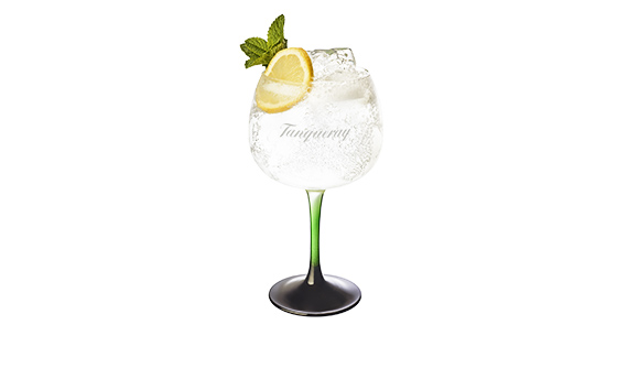 Tanqueray Rangpur & tonic with lemon and mint 
