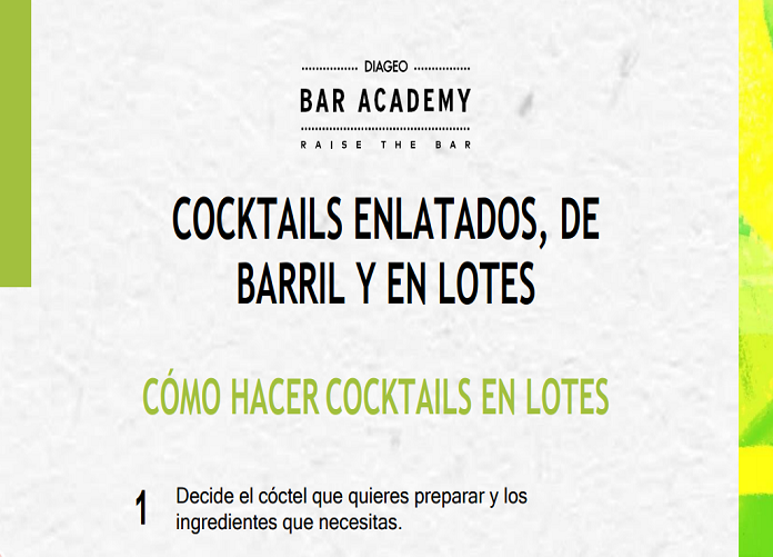 Coquetéis Pré Batched, On-Tap e Enlatados
