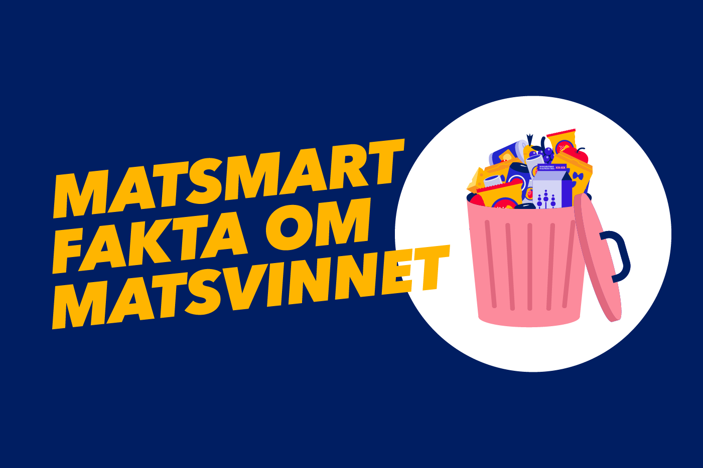 Matsmart Fakta Om Matsvinnet | Matsmart Stories