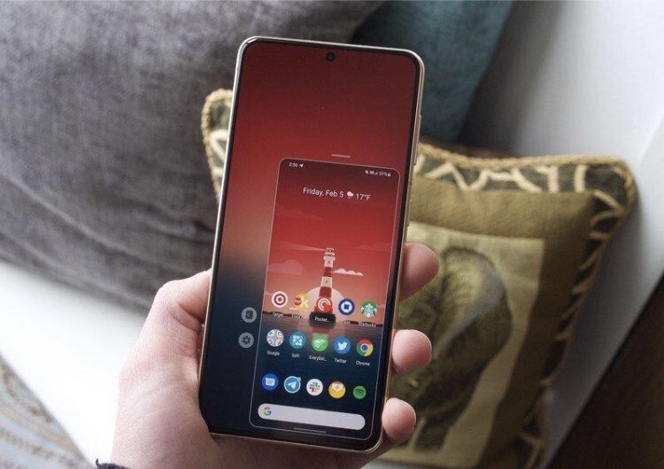 Android 12 one hand mode