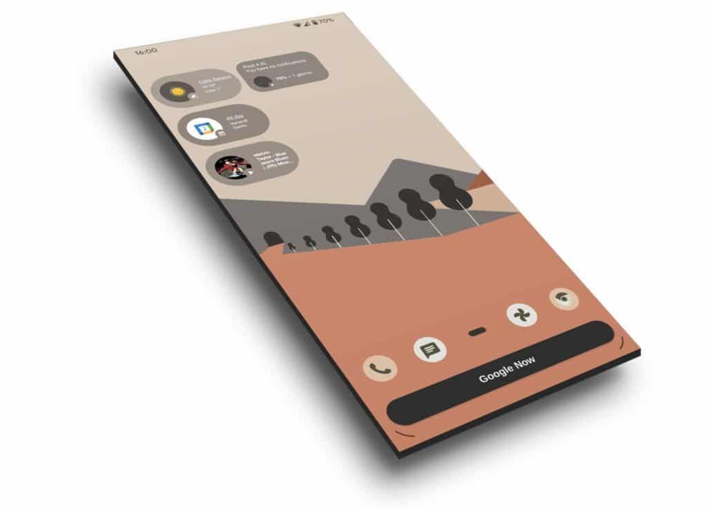Android 12 one handed mode