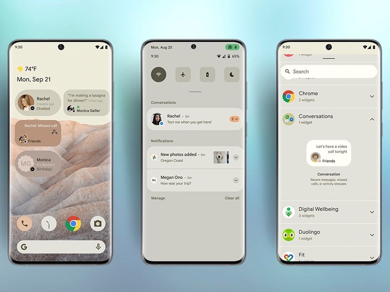 android 12 homescreen widget