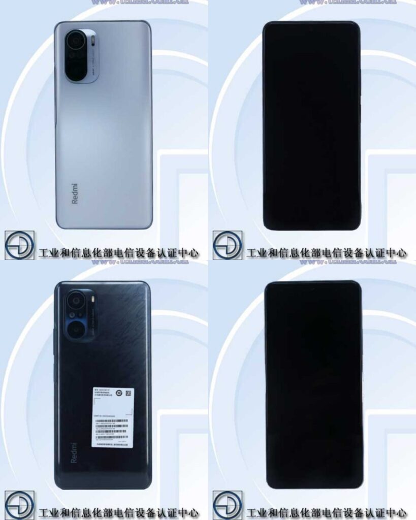 redmi k40 series tenaa images