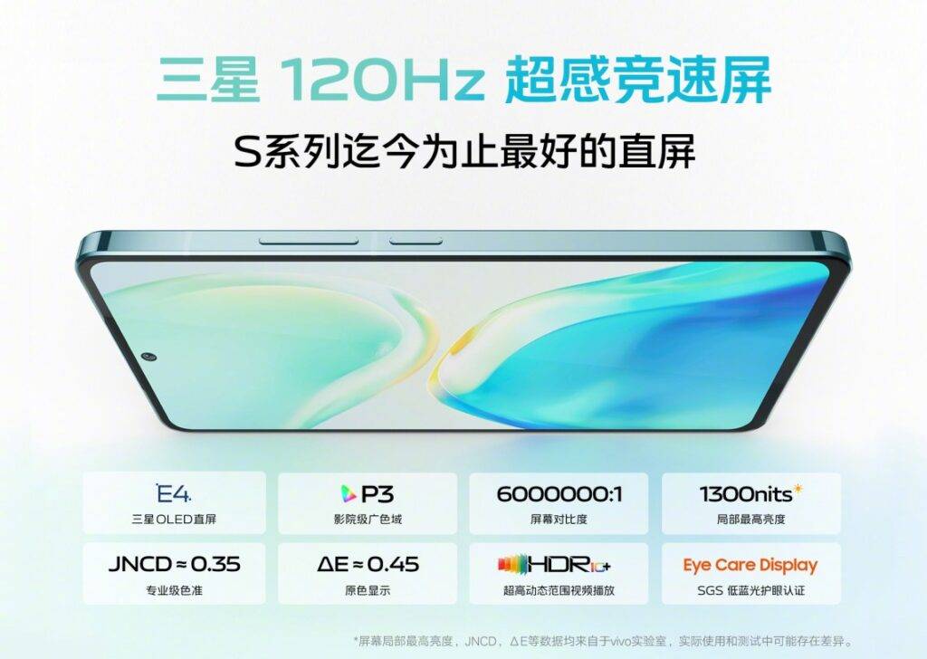 vivo s15 pro display