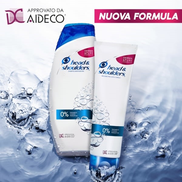 flacone shampoo antiforfora head & shoulders nuova formula