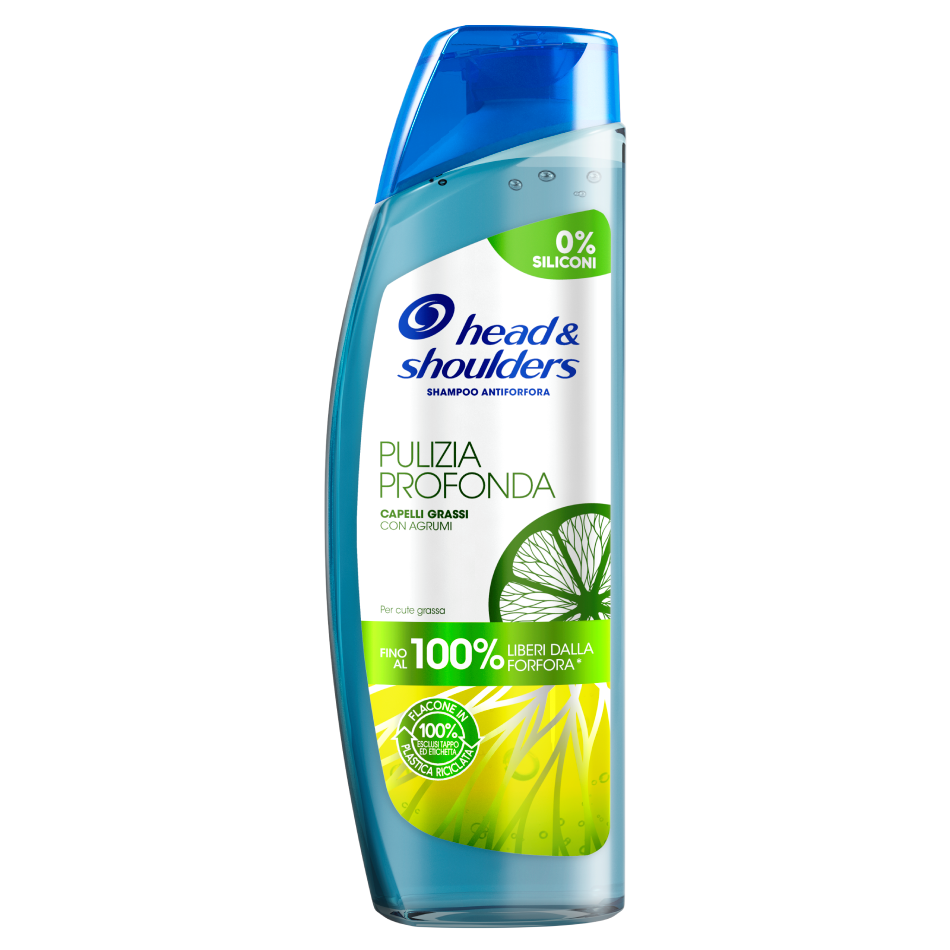 Bottiglia del prodotto: Head&Shoulders shampoo - PULIZIA PROFONDA - capelli grassi con agrumi 