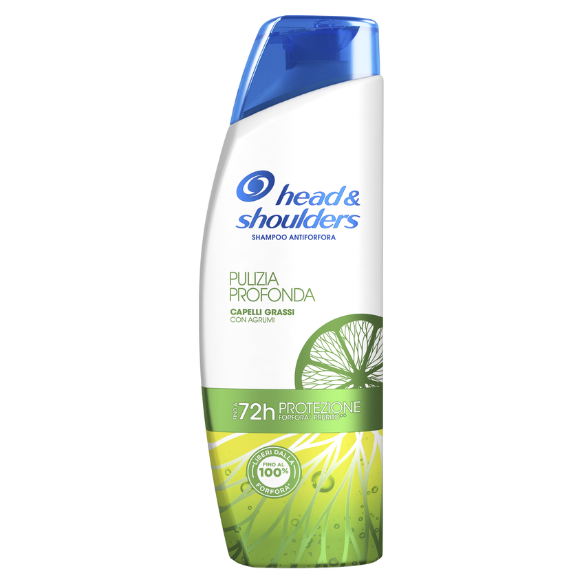 flacone shampoo antiforfora Per capelli grassi head & shoulders pulizia profonda