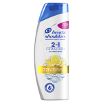 flacone shampoo e balsamo 2 in 1 antiforfora citrus fresh head & shoulders per capelli grassi