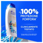 flacone shampoo antiforfora supreme idrata head & shoulders con oli di argan e cocco