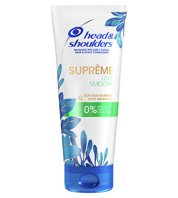 flacone balsamo Supreme Lisci Head & Shoulders con olio di argan 