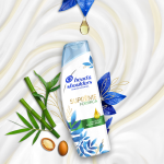 flacone shampoo antiforfora Supreme fortifica head & shoulders con olio di argan e bambù